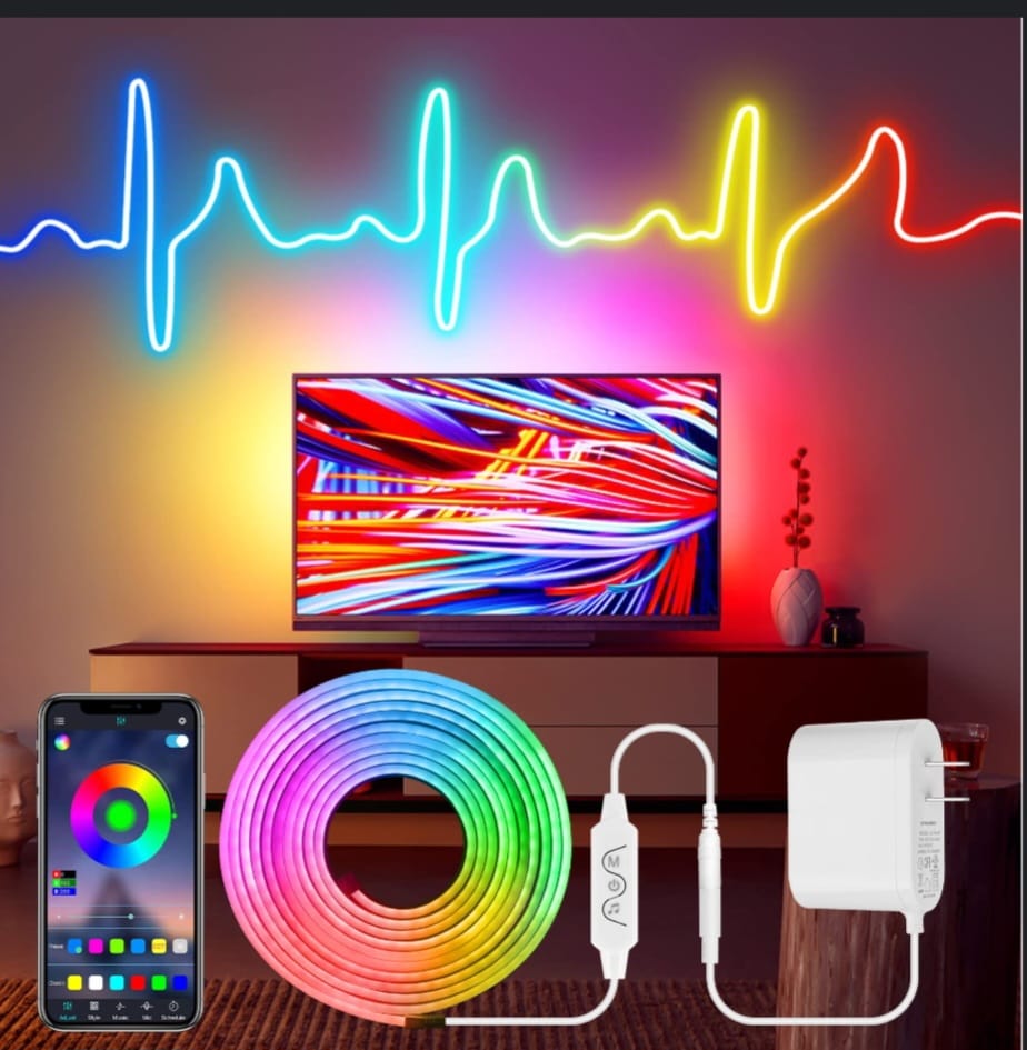 LUCES LED NEON RGB Magic 5 Mts. + App Control Bluetooth